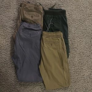 4 Teenage boy cargo jogger pants
